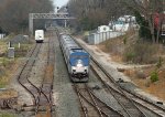 AMTK 46 leads train P080-16 at Boylan